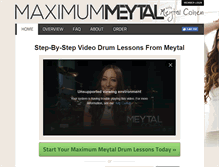 Tablet Screenshot of maximummeytal.com
